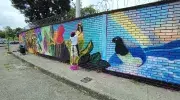 Mural magia y biodiversidad del Valle del Cauca